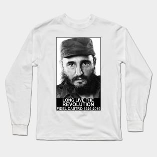 Fidel Castro Revolution Long Sleeve T-Shirt